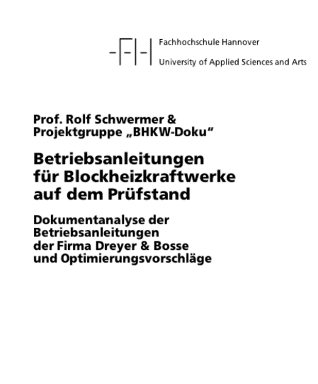 BHKW-Studie