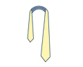Krawatte, animiert